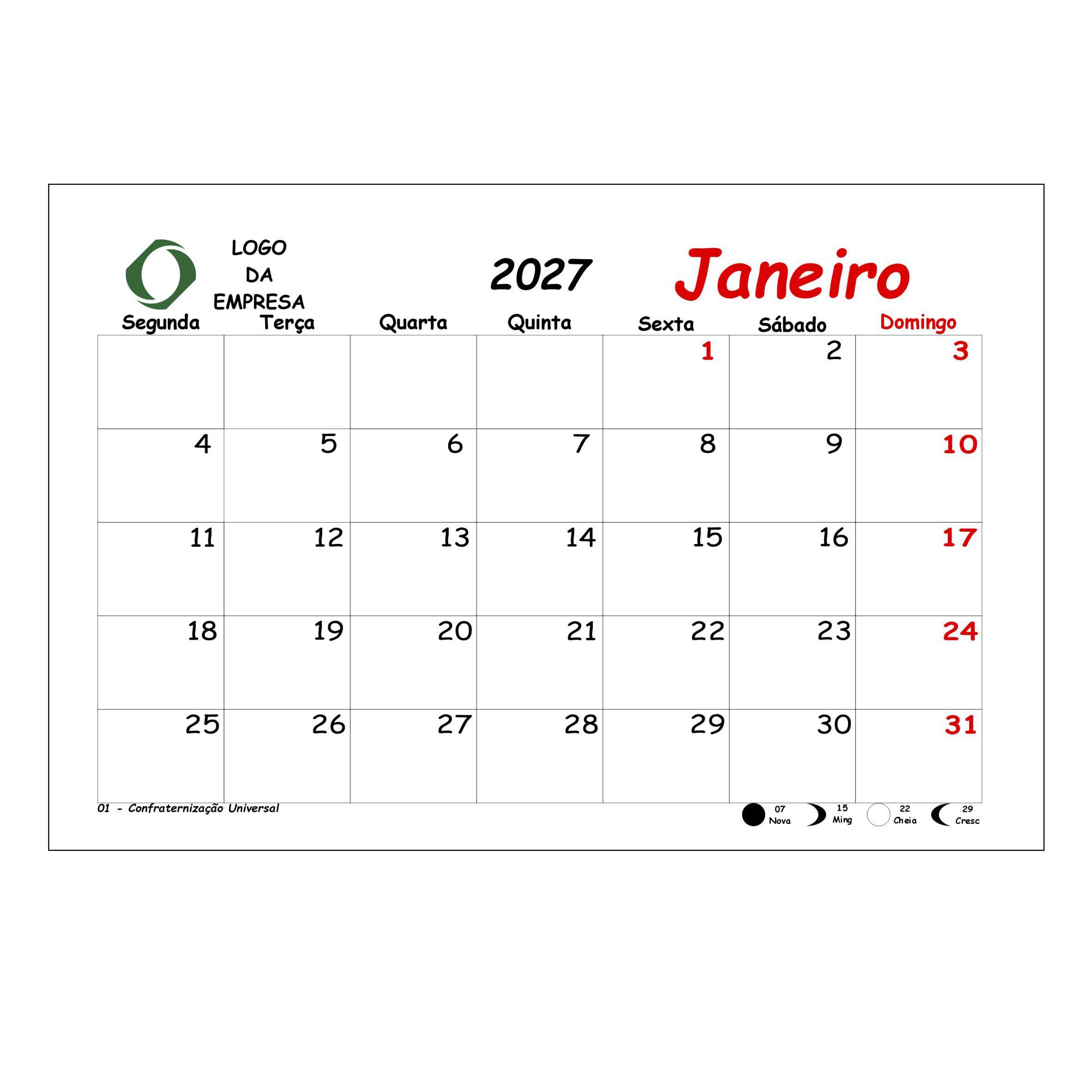 Calendário para Anotação - A5 - Imagem 2