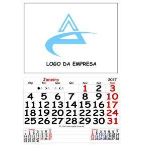 Calendário de Parede Mensal