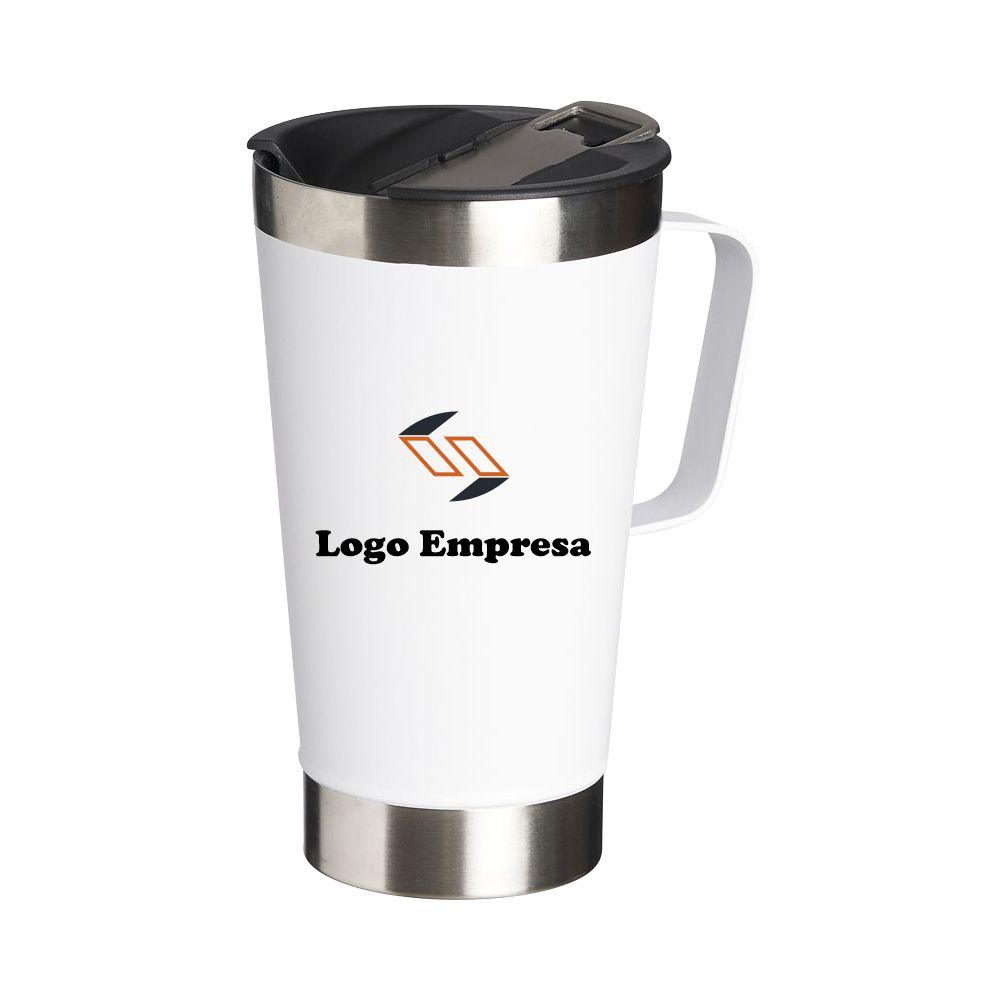 Caneca Térmica Inox com Abridor 500ml