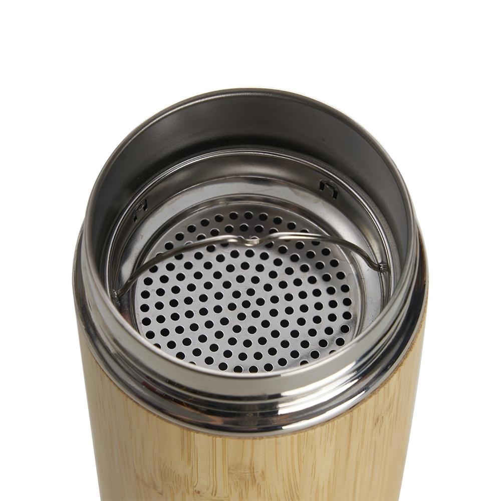 Garrafa Bambu Térmica 500ml com Infusor - Imagem 3