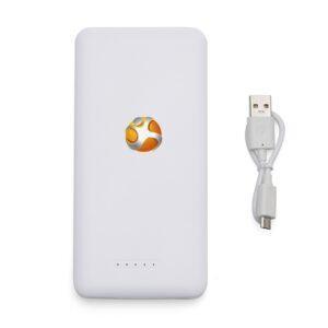 Power Bank 10.000mAh com Carregamento via Indução ou via Cabo