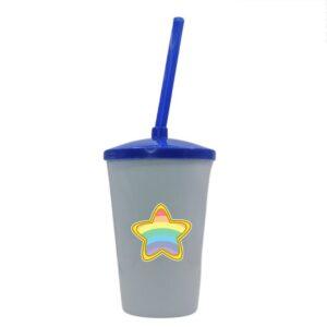 Copo Twister Tampa e Canudo