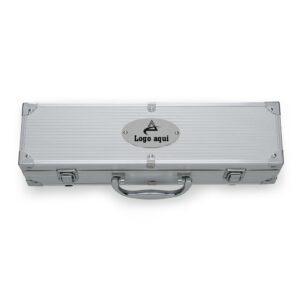 Kit Churrasco 3 Peças Inox