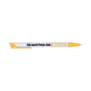 Caneta Julho Amarelo