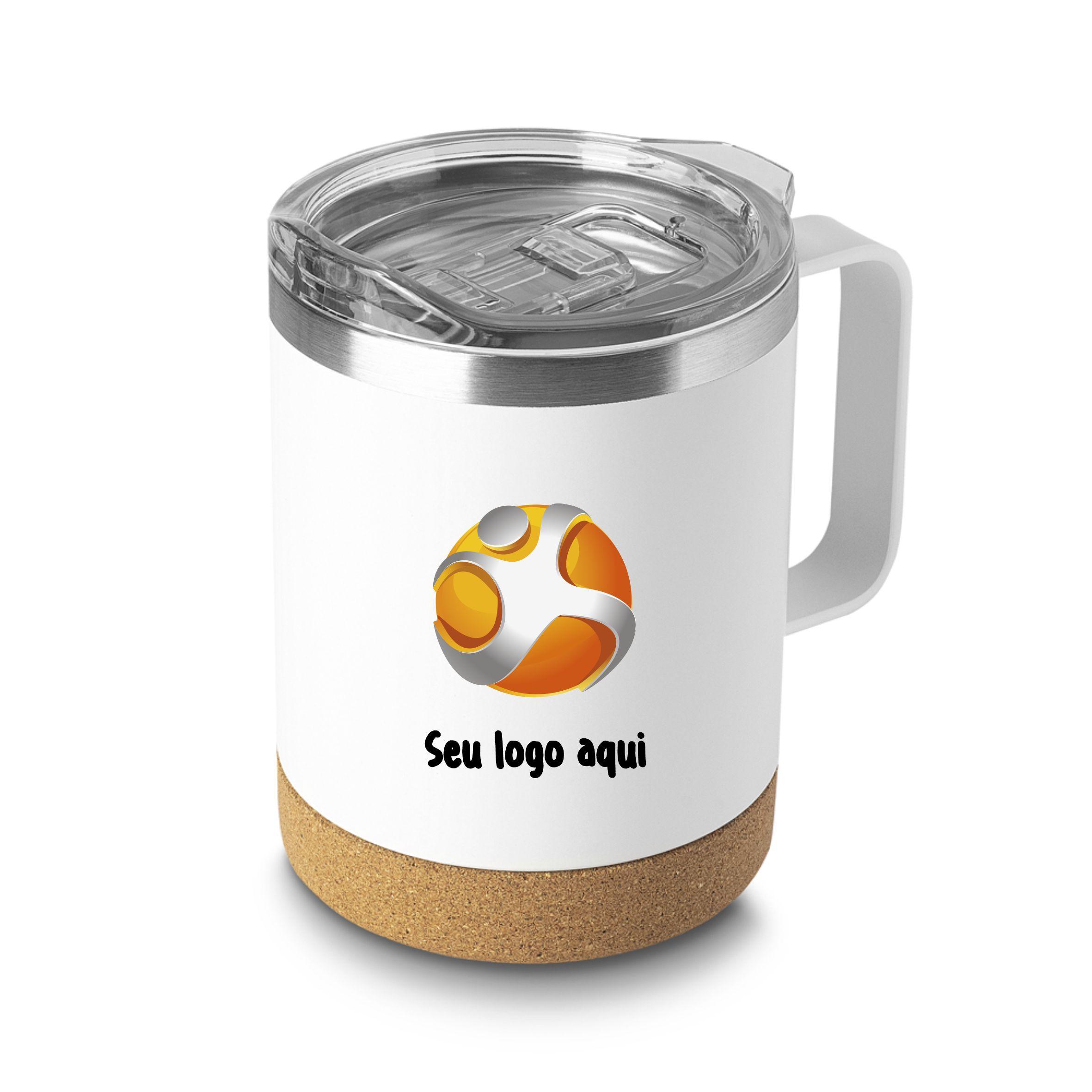Caneca térmica em aço inox 350ml