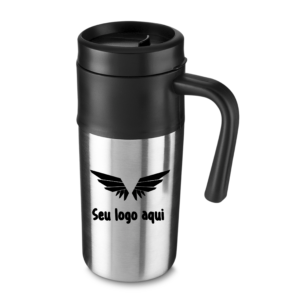 Caneca em aço inox 350ml