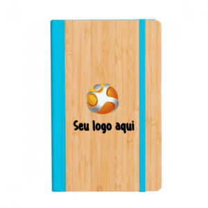 Caderno A5 Capa em Bambu e PU